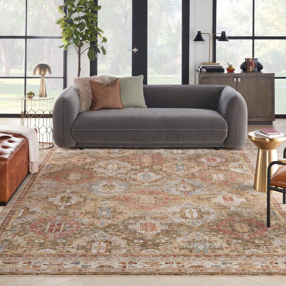 Nourison Sahar 7&#39;10&quot; x 10&#39;4&quot; Green Area Rug, , large