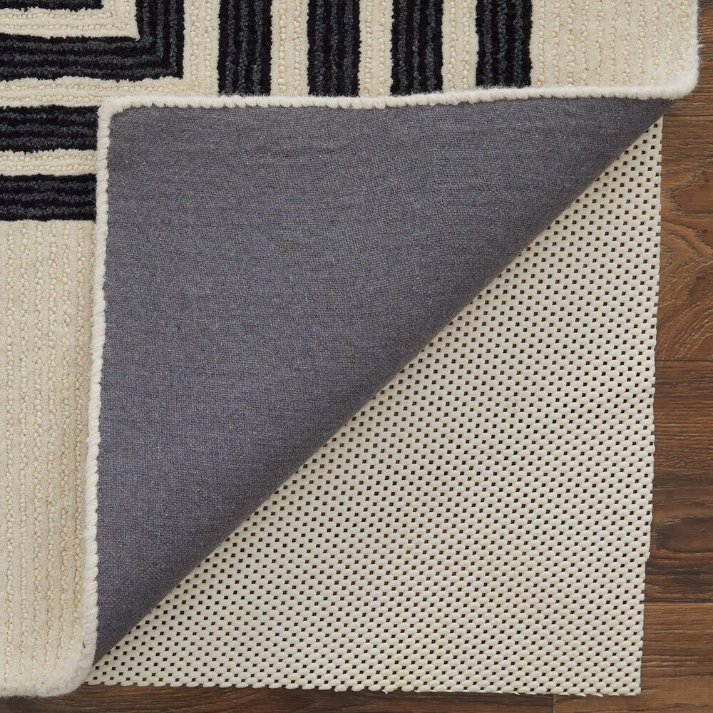 Feizy Maguire 8900F 3&#39;6&quot; x 5&#39;6&quot; Ivory and Black Area Rug, , large