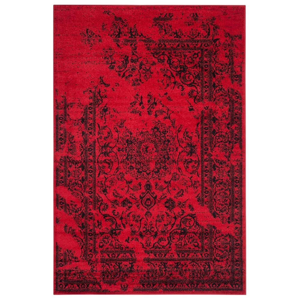 Safavieh Adirondack ADR101F-5 5&#39;1&quot; x 7&#39;6&quot; Red/Black Area Rug, , large