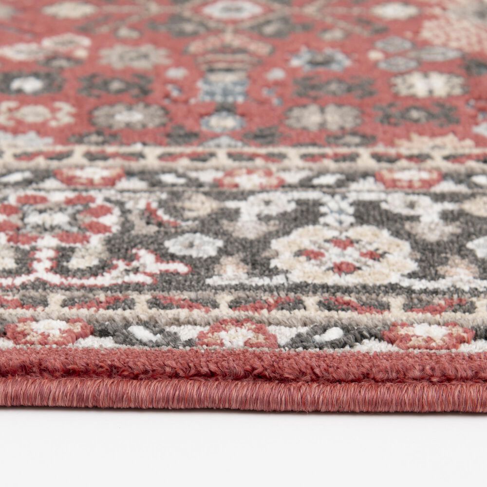 Central Oriental Heirloom Lucas Cinnabar and Abbey 5&#39;3&quot; x 7&#39;7&quot; Area Rug, , large