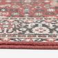 Central Oriental Heirloom Lucas Cinnabar and Abbey 5"3" x 7"7" Area Rug, , large