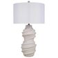 Classy Art Wholesalers Serenity Waves Table Lamp in Off-White, , large