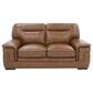 MotoMotion Gibson Stationary Loveseat in Venetian Honey, , large