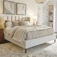 Lexington Home Brands Savoy King Upholstered Wingback Panel Bed in Chester, , large