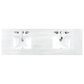 James Martin Vanities Brookfield 72" Double Bathroom Vanity in Antique Black with 3 cm Arctic Fall Solid Surface Top and Rectangle Sinks, , large