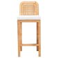 Baxton Studio Zariah Bar Stool in Natural Brown, , large