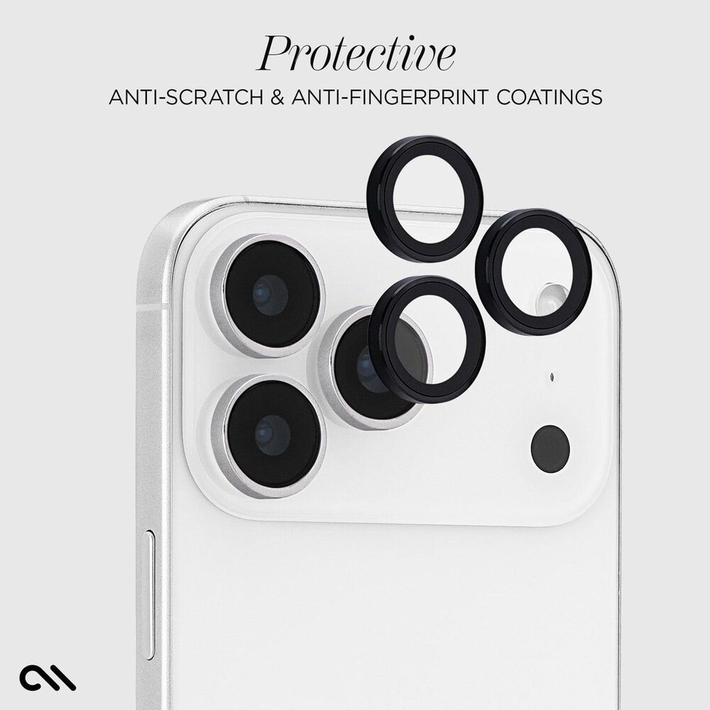 Case-Mate Aluminum Ring Lens Protectector for Apple iPhone 17 Pro / iPhone 17 Pro Max in Black, , large
