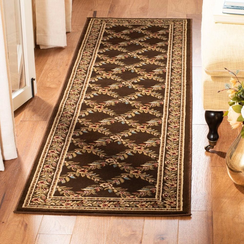 Safavieh Lyndhurst LNH557 2&#39;3&quot; x 8&#39; Brown Runner, , large