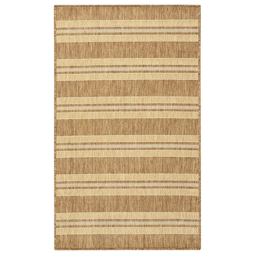 Nourison Horizon Natural 3" x 5" Indoor/Outdoor Area Rug, , large