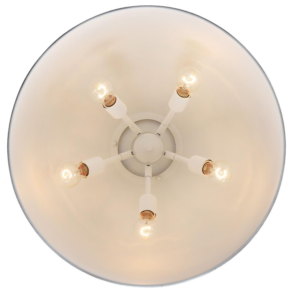 Golden Lighting Alison 5-Light Pendant with Antique Matte Navy Shade in Vintage Gold, , large