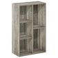 HOMLUX 5-Cube Reversible Storage Bookshelf in French Oak, , large