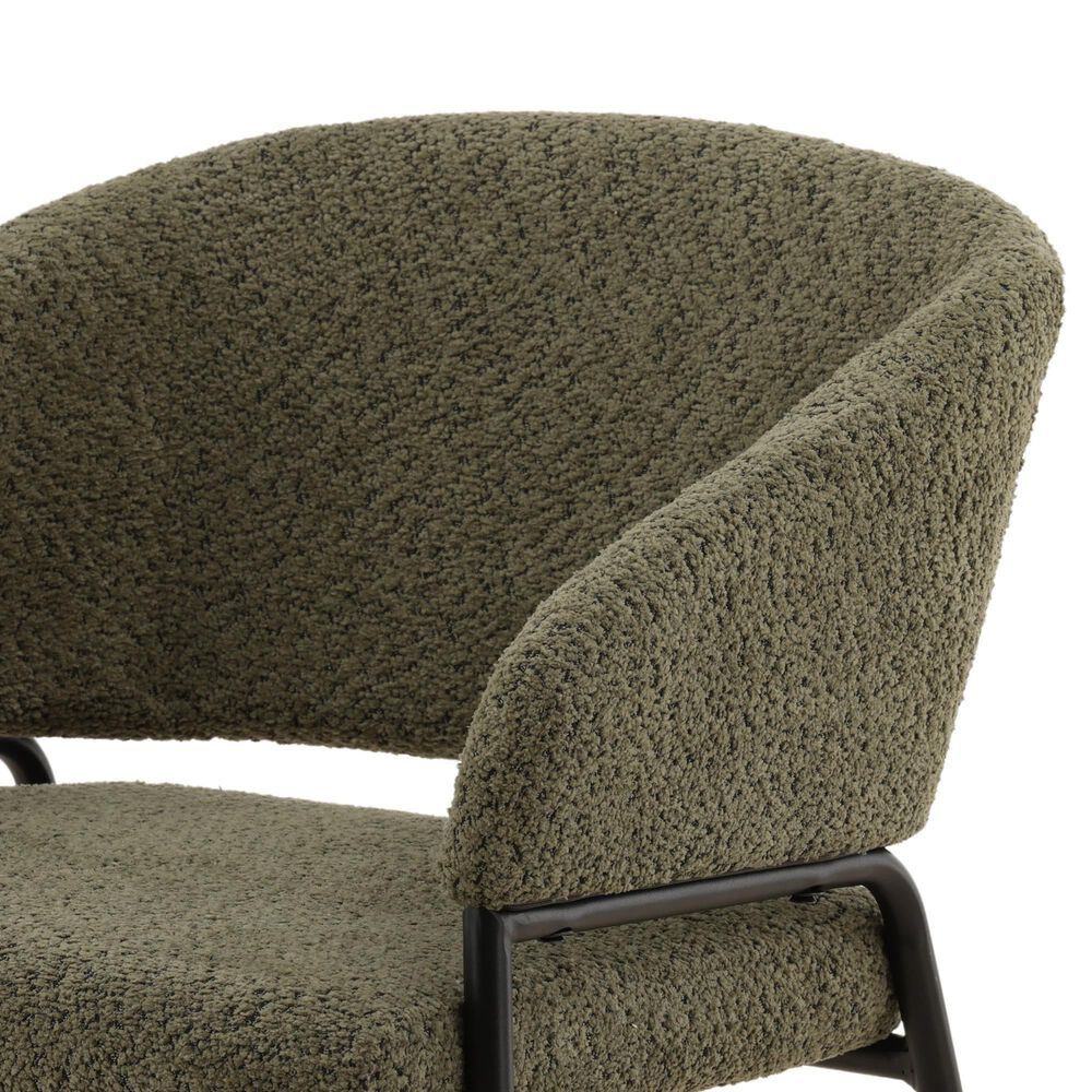 Blue Sun Designs Cathey Counter Stool with Olive Fabric Seat, , large