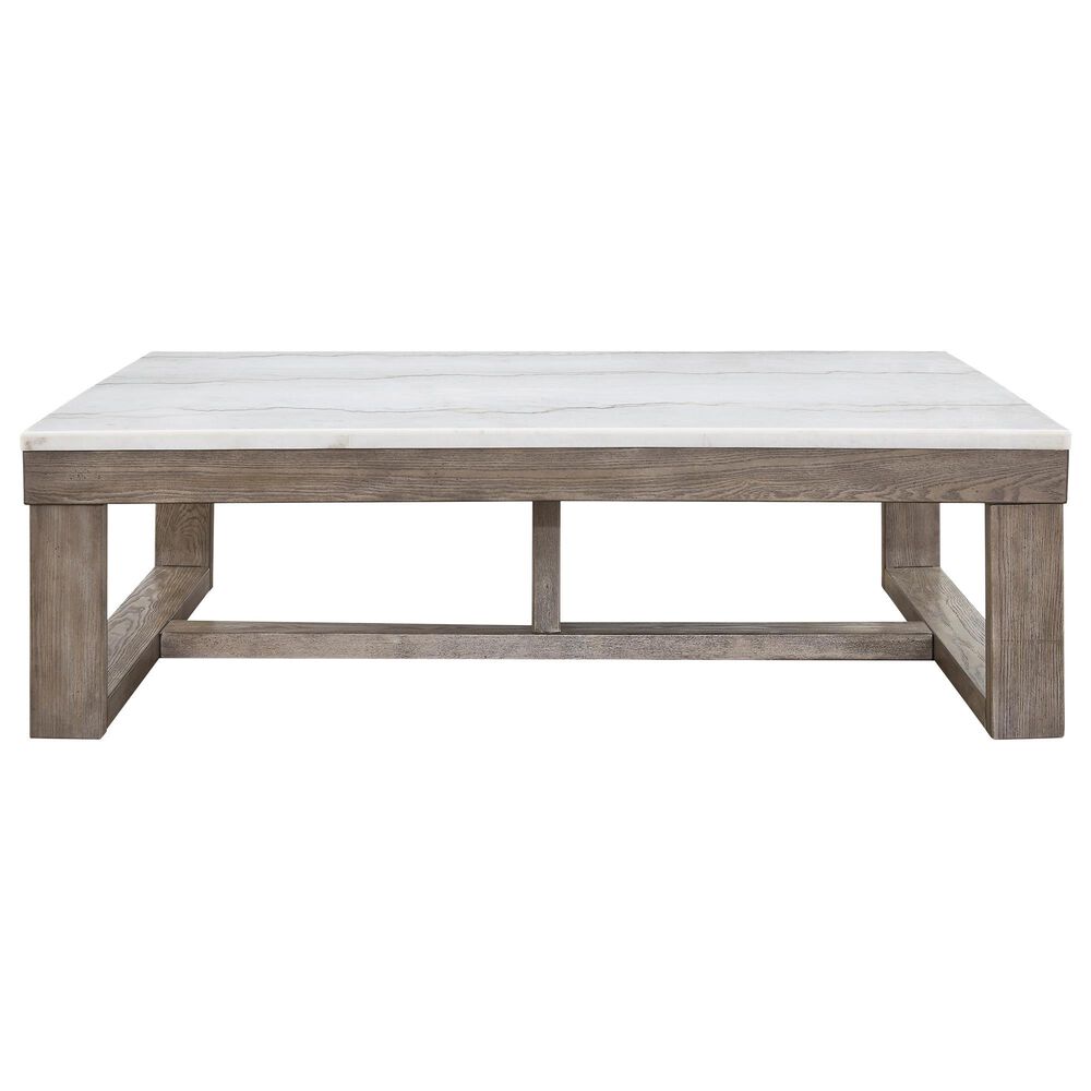 Ashley Loyaska Coffee Table in Grayish Brown and Ivory, , large