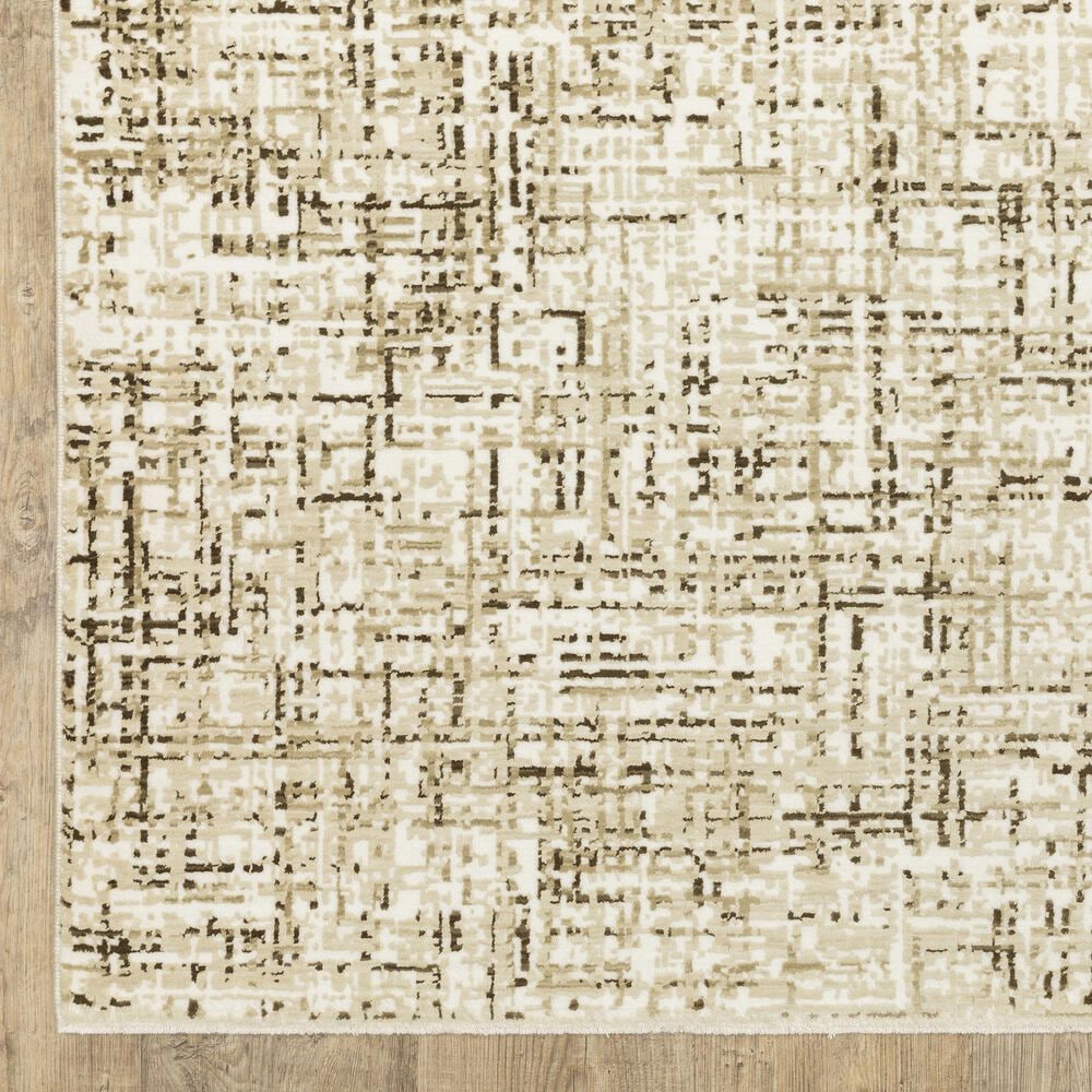 Oriental Weavers Reed 7&#39;10&quot; x 10&#39;10&quot; Ivory and Brown Area Rug, , large