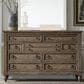 Belle Furnishings Americana Farmhouse 9 Drawer Dresser Only in Dusty Taupe and Black, , large