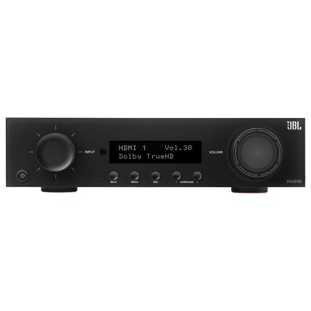 JBL 6.5 Floorstanding Loudspeaker + 4.5 Center Channel Loudspeaker + 4.5 Bookshelf Loudspeaker + 10&quot; Powered Subwoofer in Espresso + 5.2 Channel AV 8K Receiver in Black, , large
