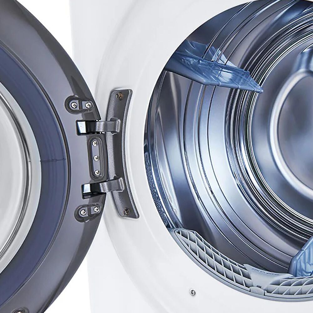 LG Single Unit Front Load LG WashTower with Center Control 4.5 Cu. Ft. Washer and 7.4 Cu. Ft. Gas Dryer in White, , large