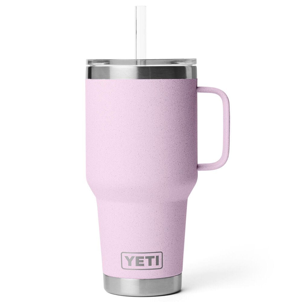 YETI Rambler 35 Oz Straw Mug with Straw Lid in Cherry Blossom, , large