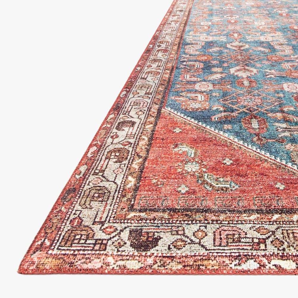 Loloi II Layla LAY-10 2&#39;6&quot; x 9&#39;6&quot; Marine and Clay Runner, , large