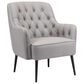 Zuo Modern Tasmania Accent Chair in Gray and Black, , large