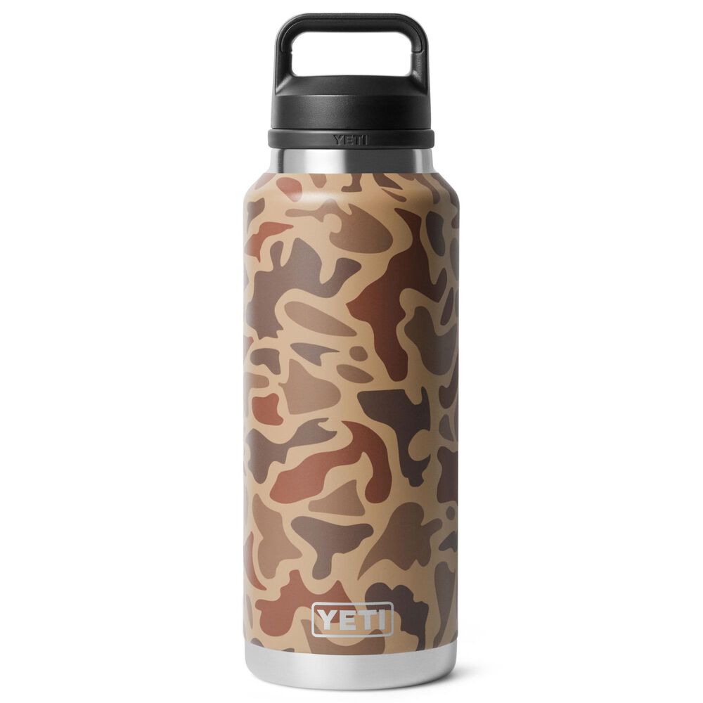 YETI Rambler 46 Oz Water Bottle with Chug Cap in Wetlands Camo, , large