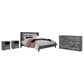 Ashley Baystorm 4-Piece King Bedroom Set in Gray, , large