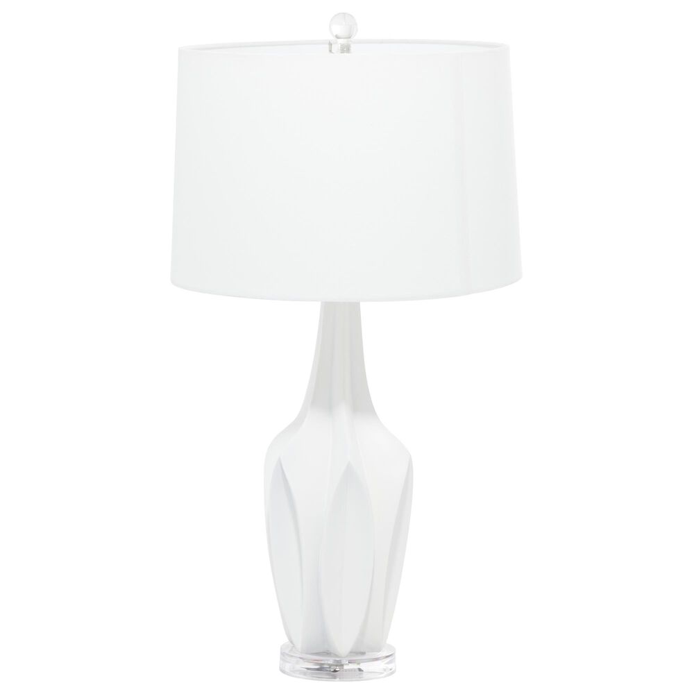 Maple and Jade 7&quot; x 28&quot; Table Lamp in White &#40;Set of 2&#41;, , large