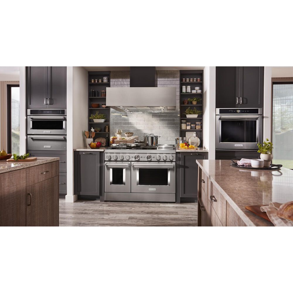 KitchenAid 6.3 Cu. Ft. Freestanding Gas Range with Griddle in Stainless Steel, , large