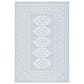 Safavieh Martha Stewart Cyprus 5"5" x 7"7" Aqua and Blue Ivory Area Rug, , large