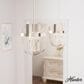 Hunter Karloff 12" 3-Light Pendant in Brushed Nickel, , large