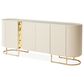 Vista Haus Lisbon Console Table in Silken Matte Cream, , large