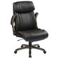Valor Living Executive Chair with Flip Arms in Cocoa, , large