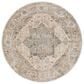 Surya Brunswick 7"10" Round Light Beige, Taupe, Olive, Light Gray, Charcoal, White, Teal and Dusty Sage Area Rug, , large