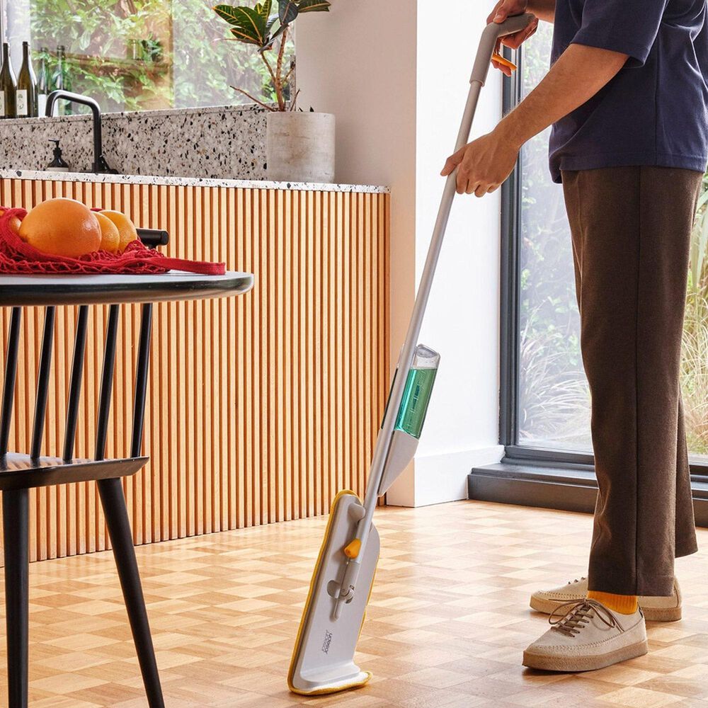 Joseph Joseph CleanTech 2-in-1 Spray Mop in Stone, , large