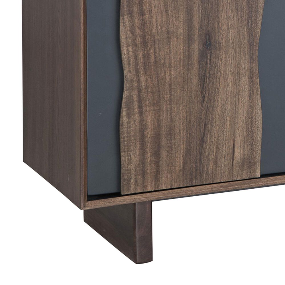 Ashley Welby Accent Cabinet in Medium Brown and Charcoal Gray, , large