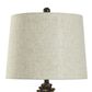 Flair Industries Roanoke Rustic Table Lamp in Dark Brown and Dark Gray, , large