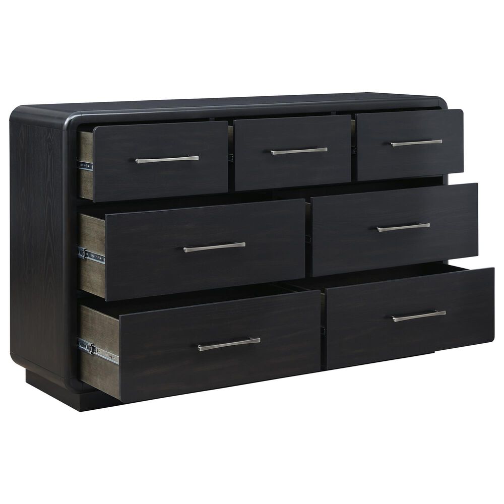 Millenium Rowanbeck 7-Drawer Dresser in Black, , large