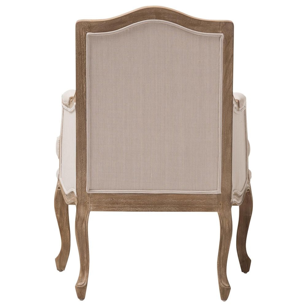 Baxton Studio Nivernais Accent Chair in Beige, , large