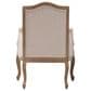 Baxton Studio Nivernais Accent Chair in Beige, , large