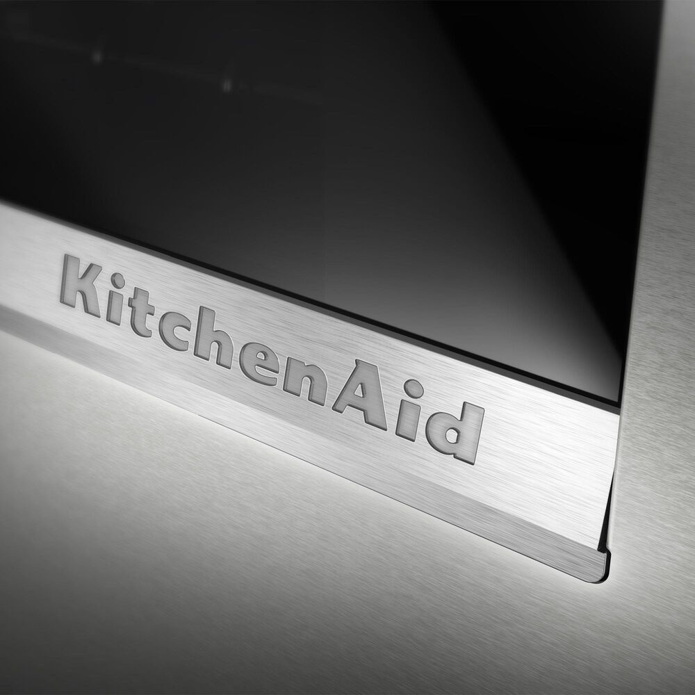 KitchenAid 2-Piece Kitchen Package with PrintShield Stainless Steel 30" Smart Single Wall Oven and Black 30" Induction Cooktop, , large