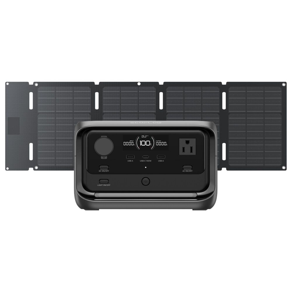 EcoFlow River 3 Plus Portable Power Station in Silver, , large