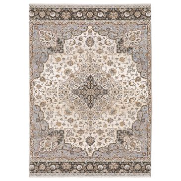 Oriental Weavers Maharaja Keller 660J 3"3" x 5" Ivory and Blue Area Rug, , large