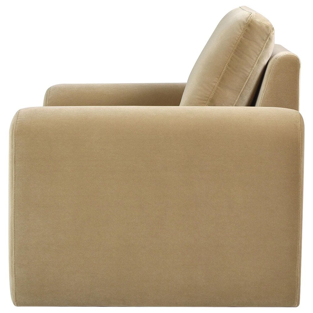 Jennifer Taylor Home Mason Accent Arm Chair in Camel Brown Beige, , large