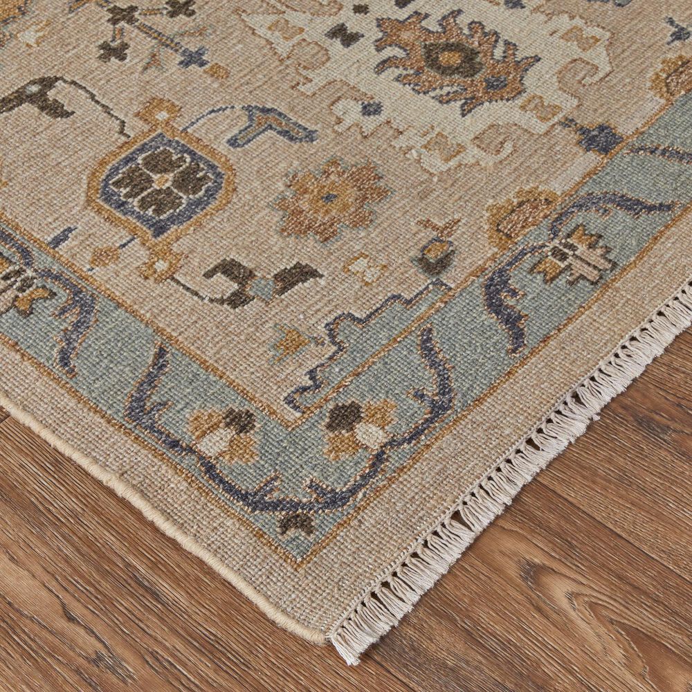 Feizy Corbitt 2&#39;6&quot; x 12&#39; Beige and Multicolor Runner, , large