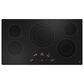 GE Appliances 2-Piece Kitchen Package with Stainless Steel 10 Cu. Ft. Double Electric Wall Oven and Black 36" Electric Cooktop, , large