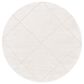 Safavieh Melody Geometric 6"7" Round Ivory and Beige Area Rug, , large
