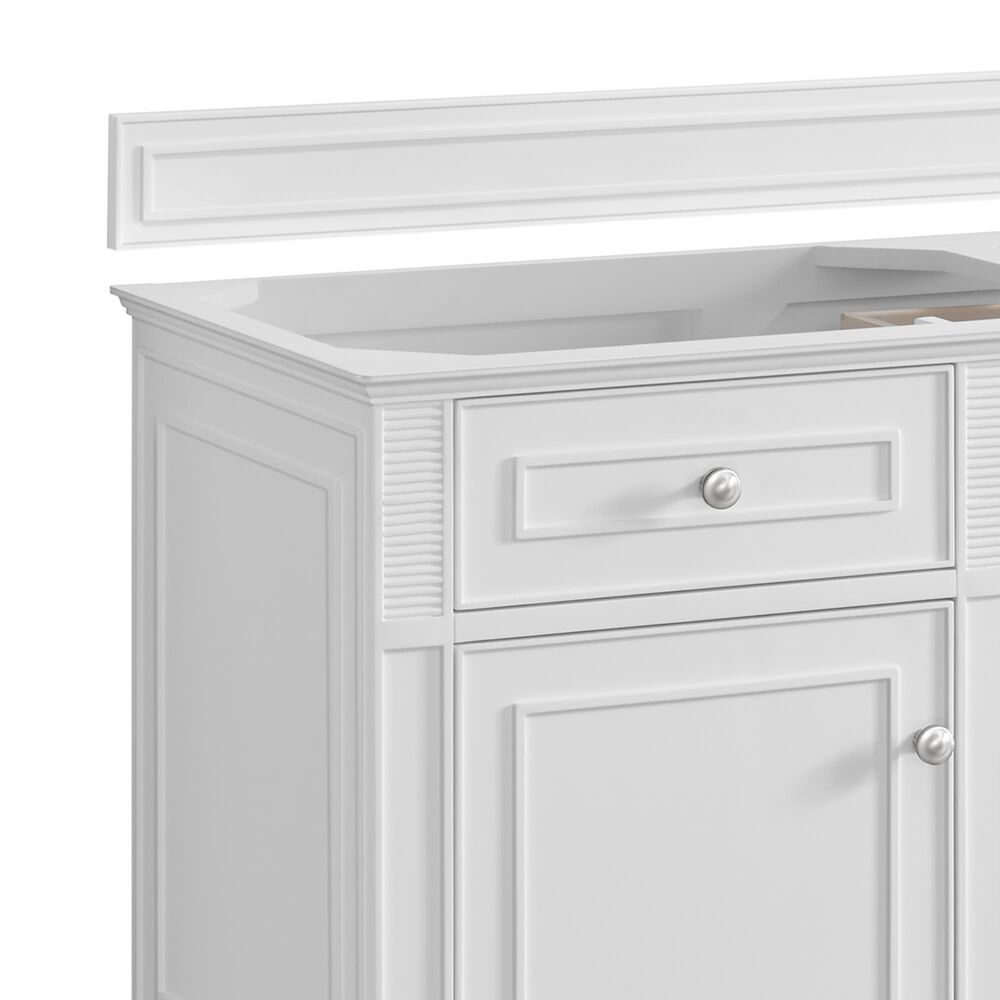 James Martin Vanities Lorelai 60&quot; Double Vanity in Bright White, , large