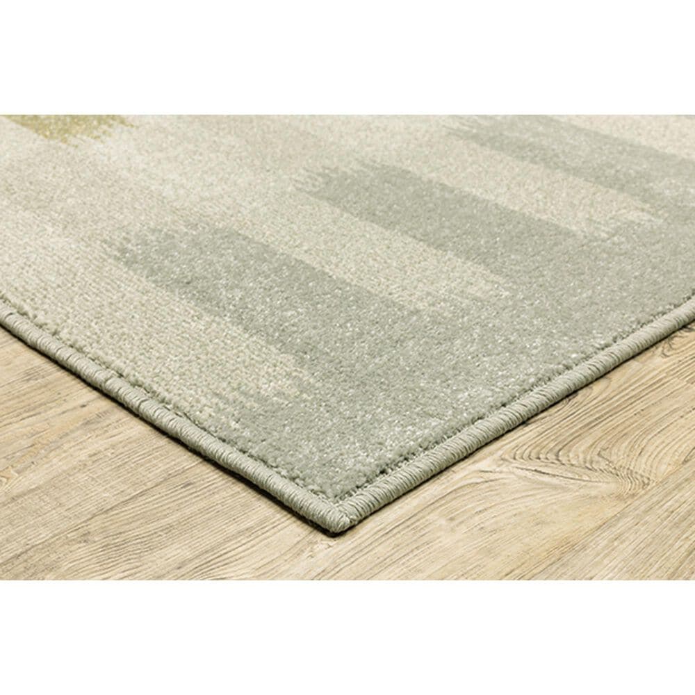 Oriental Weavers Branson Fencing 1&#39;10&quot; x 7&#39;3&quot; Beige and Grey Runner, , large