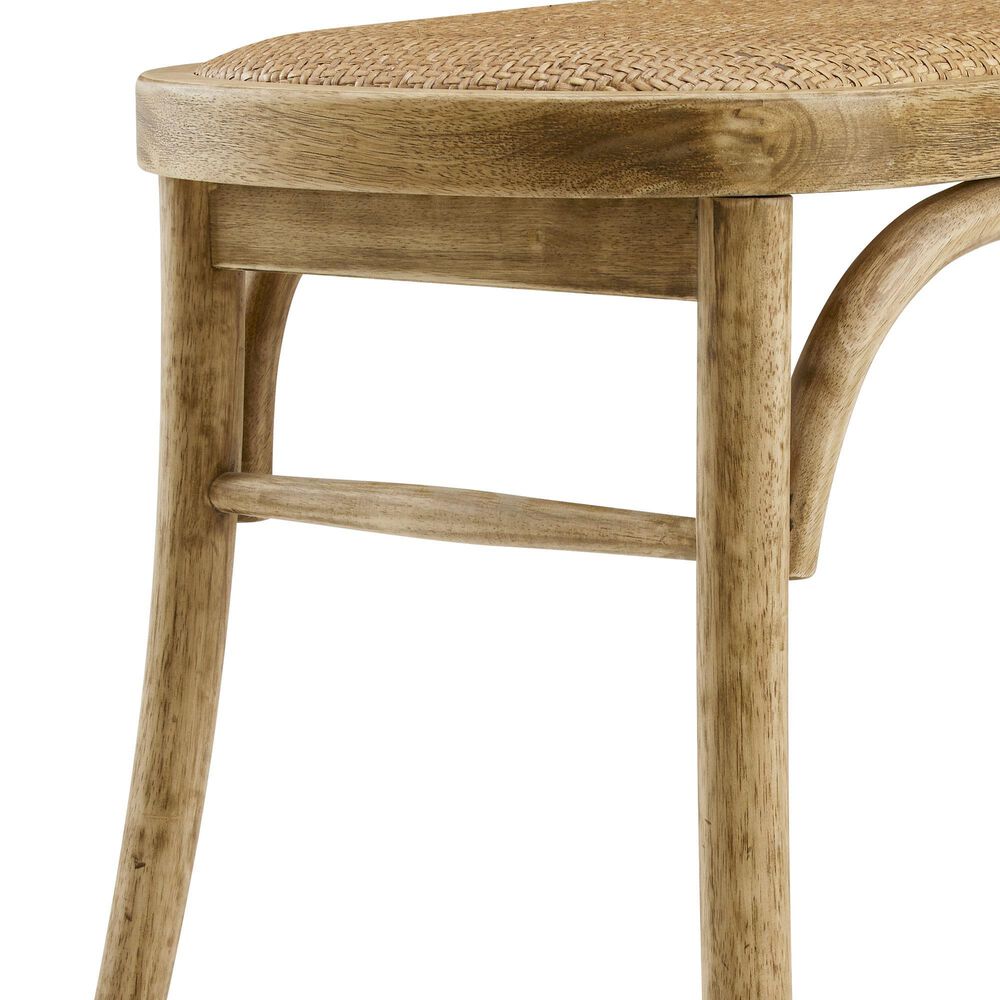 Linon Home Decor Conelly Bentwood Bench in Weathered Brown, , large