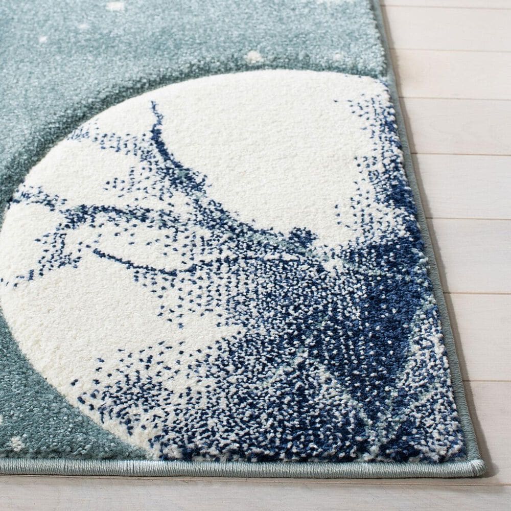 Safavieh Carousel 4&#39; x 6&#39; Teal and Ivory Kids  Area Rug, , large